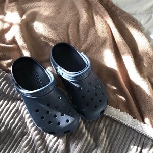 **Navy Blue Crocs**